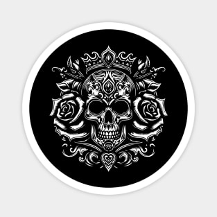 gothic skull design Magnet